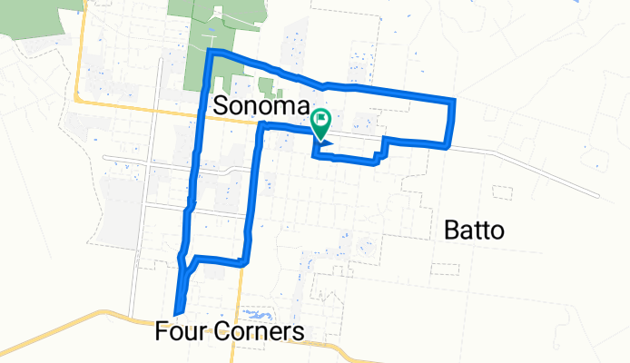 538 Third St E, Sonoma to 538 Third St E, Sonoma