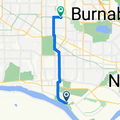 9500 Glenlyon Pky, Burnaby to 4313 Alderwood Cres, Burnaby