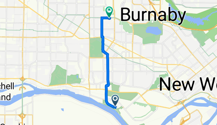 9500 Glenlyon Pky, Burnaby to 4313 Alderwood Cres, Burnaby