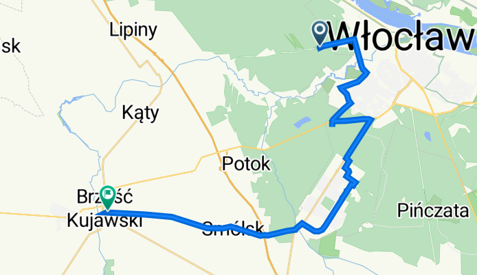 Wieniecka, Brześć Kujawski do St Zeromskiego 4, Brześć Kujawski