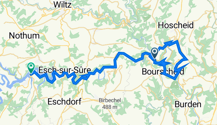 N27 11, Bourscheid to Lultzhausen 0, Esch-Sauer