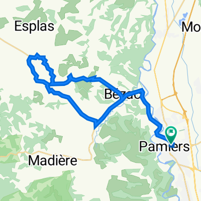 De Rue Taillancier 41, Pamiers à Rue Taillancier 38, Pamiers