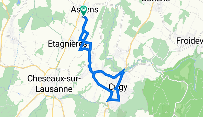 Chemin de Praz Osson 2A, Assens à Chemin de Praz Osson 2A, Assens