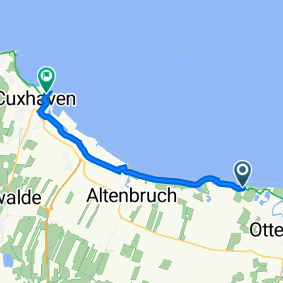 Deichstraße 41, Otterndorf nach Bei der Alten Liebe 1, Cuxhaven