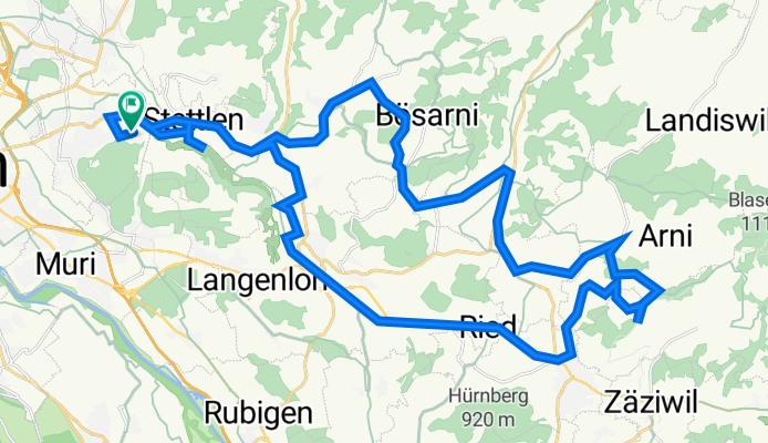 Rütiweg 109, Ostermundigen nach Rütiweg 98A, Ostermundigen