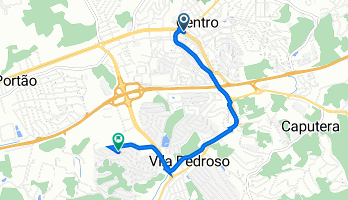 De Avenida Antonio Afonso de Lima 750 a Rua Serpentina 607