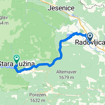 Gorenjska cesta 31, Radovljica nach Stara Fužina 141, Bohinjsko Jezero
