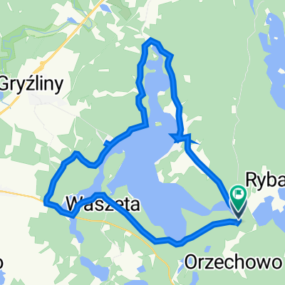 Swaderki, Olsztynek to Rybaki, Stawiguda
