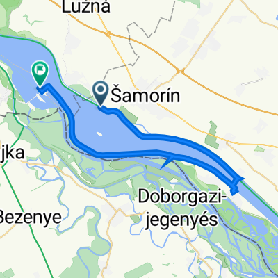 Podlesie, Šamorín až Čunovo, Bratislava V