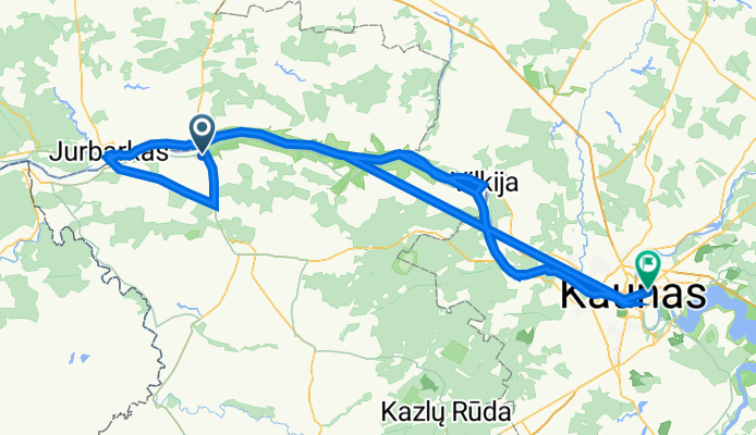 Kalno g. 42, Gelgaudiškis to M. Jankaus g. 29, Kaunas