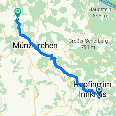 Rasdorf 44, Kopfing im Innkreis nach Kösslarn 25, Esternberg