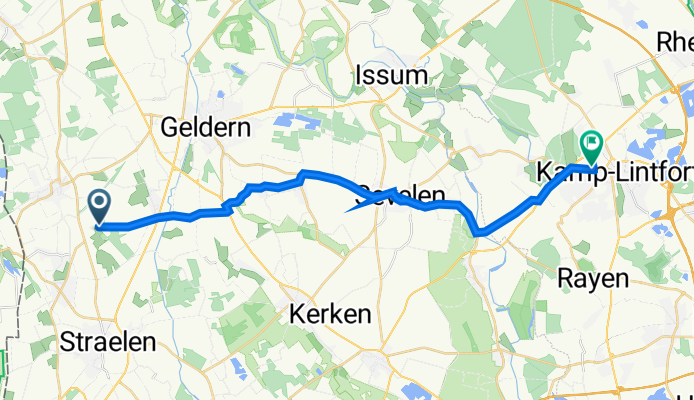 Steinstraße, Geldern nach Moerser Straße 61, Kamp-Lintfort