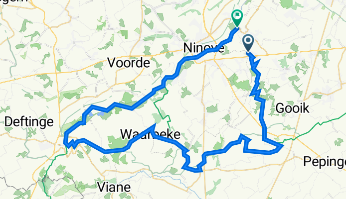 Steenmeersstraat 54, Roosdaal to Kaaistraat 49, Roosdaal