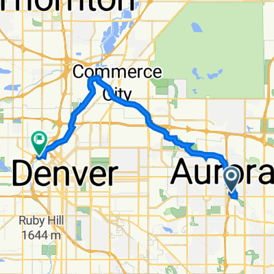 731 Billings St, Aurora to 1416 Platte St, Denver