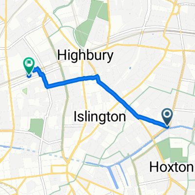 Shepperton Road 100 to Roman Way 149