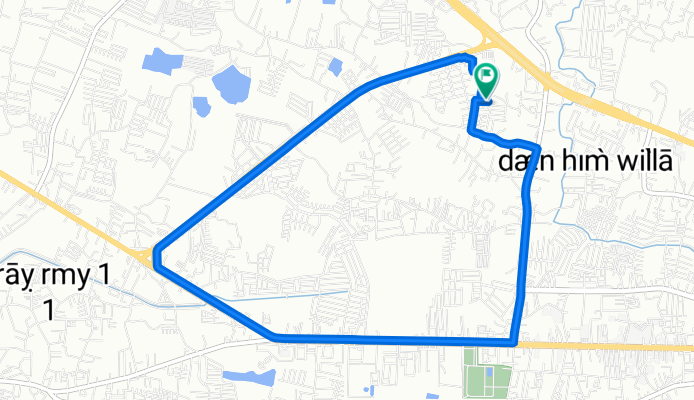 101/104 Soi Muban Suan Wali Land 2, Mueang Rayong to 101/104 Soi Muban Suan Wali Land 2, Mueang Rayong