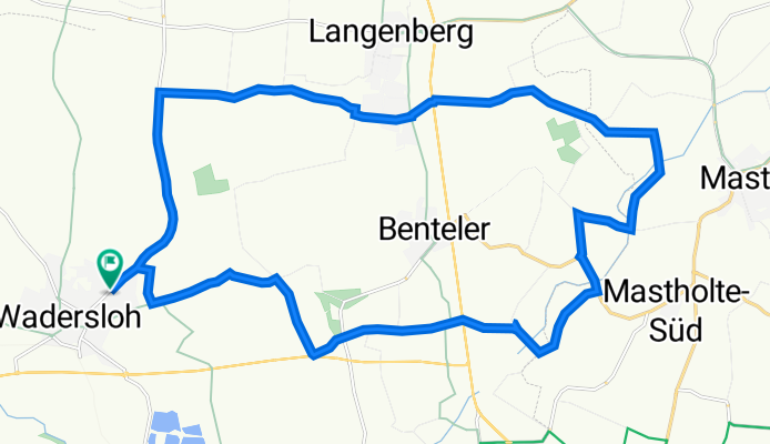 Runde von Wadersloh Heiligenhäuschen – Renaturierung Glenne