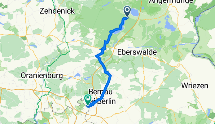 Seerandstraße 20–22, Joachimsthal nach Heinestraße 77, Panketal