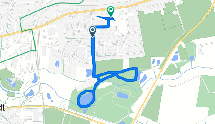 Warnemünde-Ring 25B, Bad Bramstedt to Freudenthalweg 11B, Bad Bramstedt
