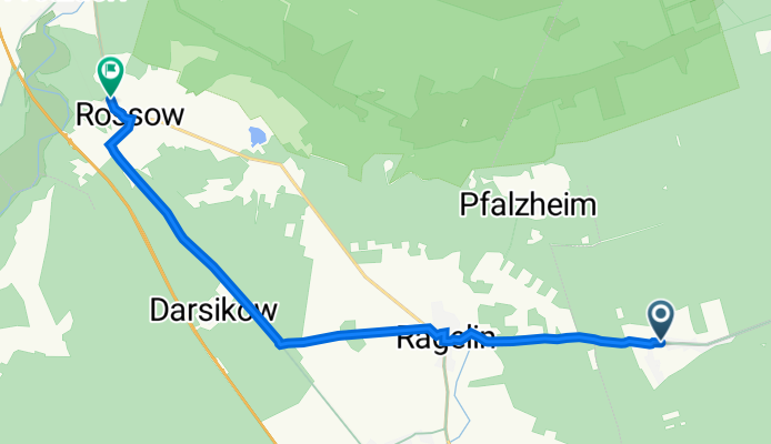Neudorf 4, Storbeck-Frankendorf nach Rossower Dorfstraße 8, Wittstock/Dosse