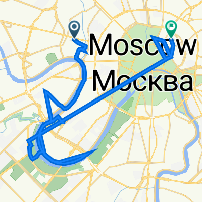 улица Красная Пресня, 23 кБ с1, Москва до Архангельский переулок, 9, Москва
