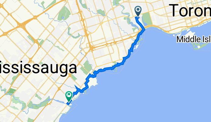 65 Deforest Rd, Toronto to 39 Lakeshore Rd E, Mississauga