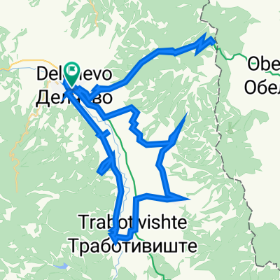 Delčevo Virče Grad Stamer BG border