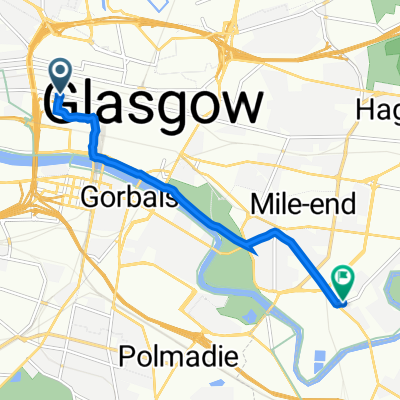 Glasgow City Free Church, 261 St Vincent St, Glasgow to Springfield Road, Calton, Glasgow