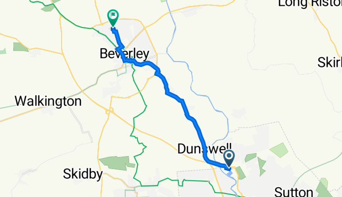 Kingswood Leisure Park, Gibraltar Road, Hull to 7 East Close, Beverley