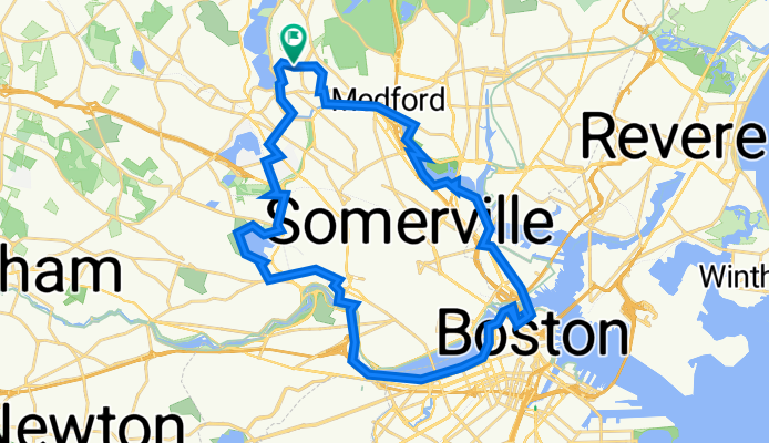 Charlestown/Boston/Cambridge circle
