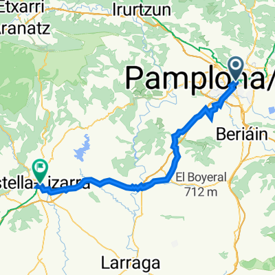 Calle Mayor, 27, Pamplona to Calle los Cordeleros, Estella