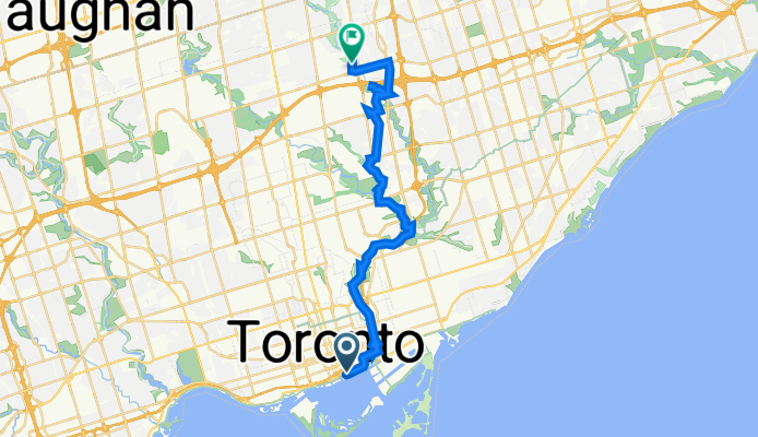 39 Queens Quay E, Toronto to 1220 Sheppard Ave E, Toronto