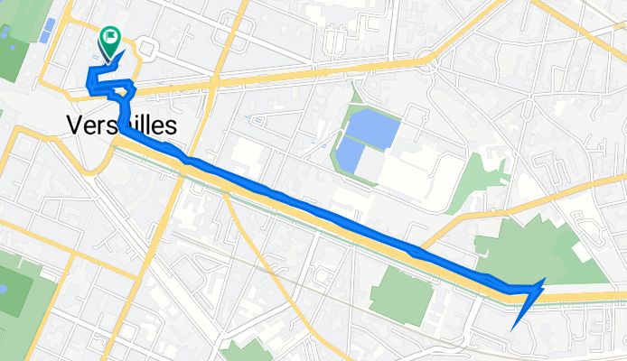 11 Rue Sainte-Anne, Versailles à 13 Rue Sainte-Anne, Versailles