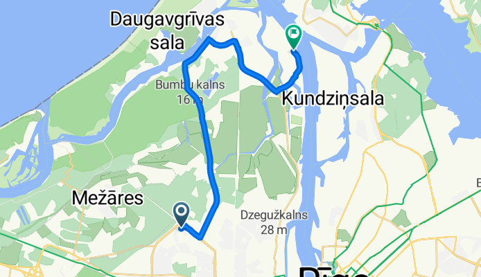 Kurzemes prospekts 88, Riga to Zilā iela, Riga