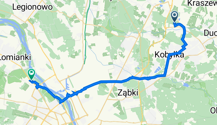 Nowy Janków, Radzymin do Pułkowa 60, Warszawa