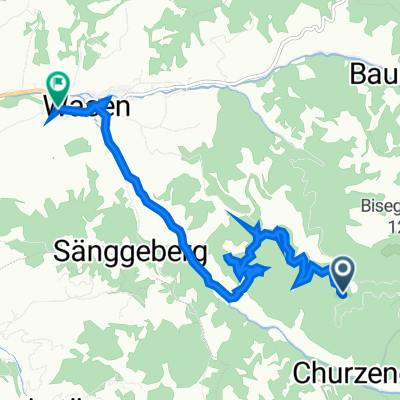 Wasen im Emmental nach Kleineggstrasse 7, Wasen im Emmental