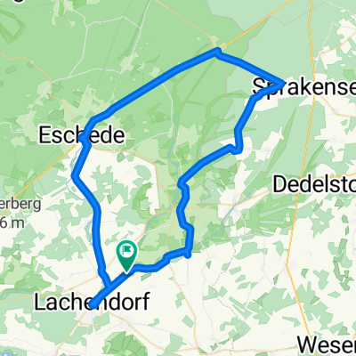 verkehrsarme Strecke ohne wesentliche Steigungen