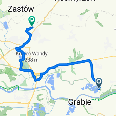 Rzepakowa 16d, Kraków do Stary Gościniec 1I, Kraków