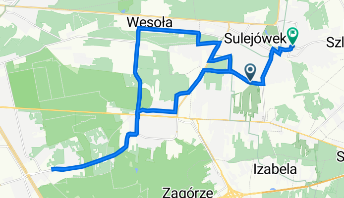 Czynu Społecznego 150, Sulejówek to Armii Krajowej 34, Sulejówek