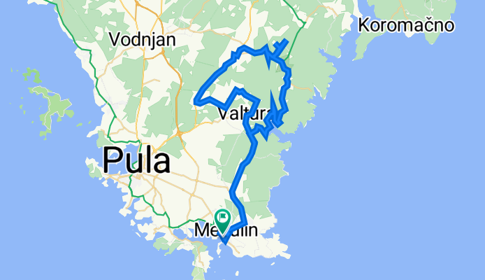 Sad 124, Medulin to Brajdine 61, Medulin