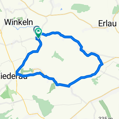 Hauptstraße 24a, Königshain-Wiederau nach K8270 51, Königshain-Wiederau