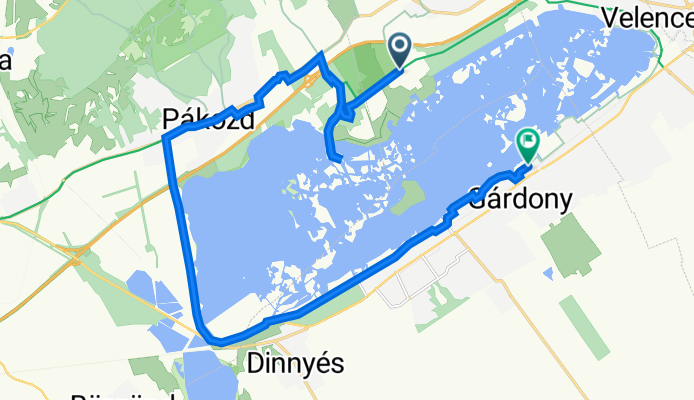 Evezős út 1., Sukoró to Sás utca 5., Gárdony