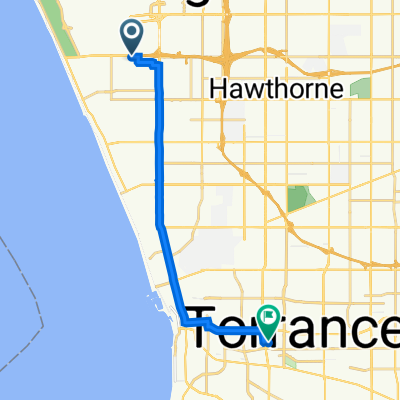 910 E Imperial Ave, El Segundo to 2 Del Amo Fashion Ctr, Torrance