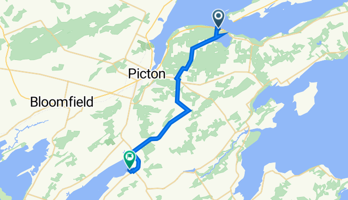 11369 Loyalist Pkwy, Prince Edward County to 89 Sandy Ln, Prince Edward County