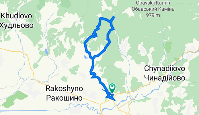 Подвальная улица, Ивановецкая до Подвальная улица, Мукачево