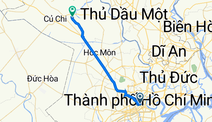 Route to Nguyễn Thị Lắng 446