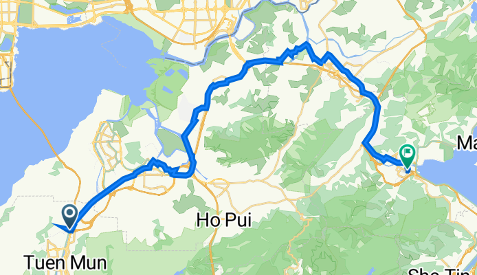10 Lam Tei Interchange, Lam Tei, Tuen Mun to Tai Po