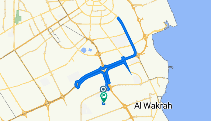 Al Mayeda Street, Al Wakrah to Al Wakrah