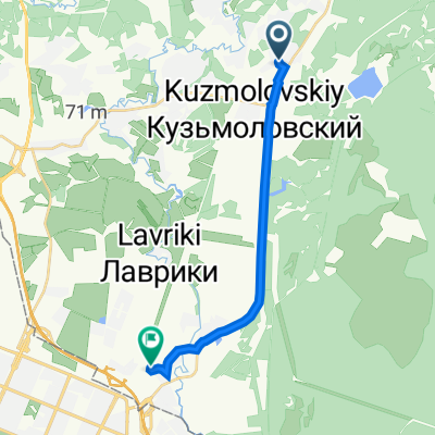 Юбилейная улица, 21, Кузьмоловский до Привокзальная площадь, 17Б, Мурино