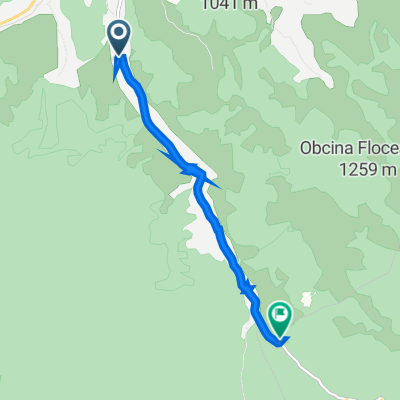 Route from DJ175B 764, Pojorâta